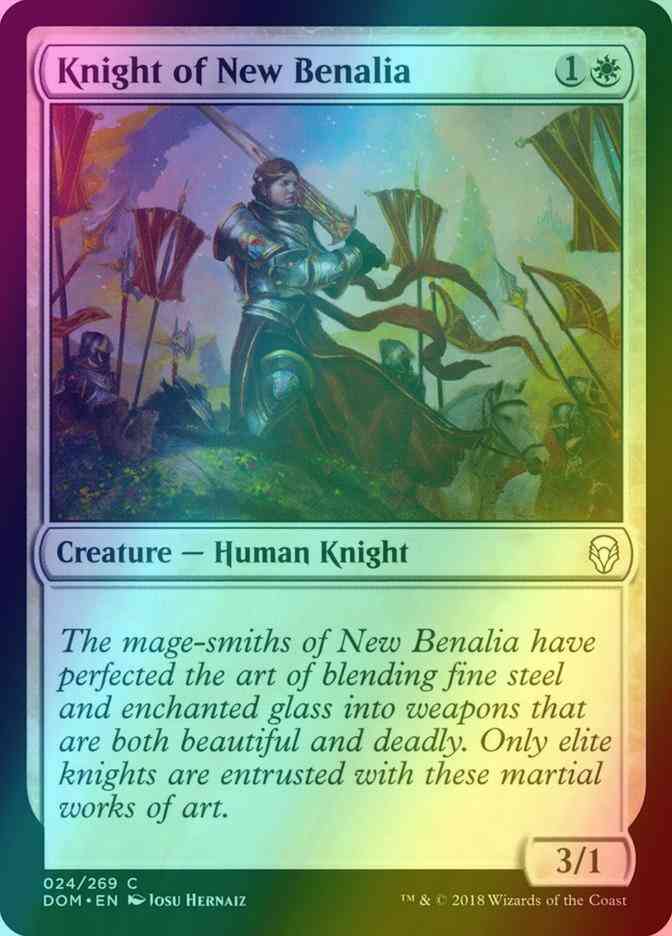 Knight of New Benalia [24] [Dominaria] [Foil]