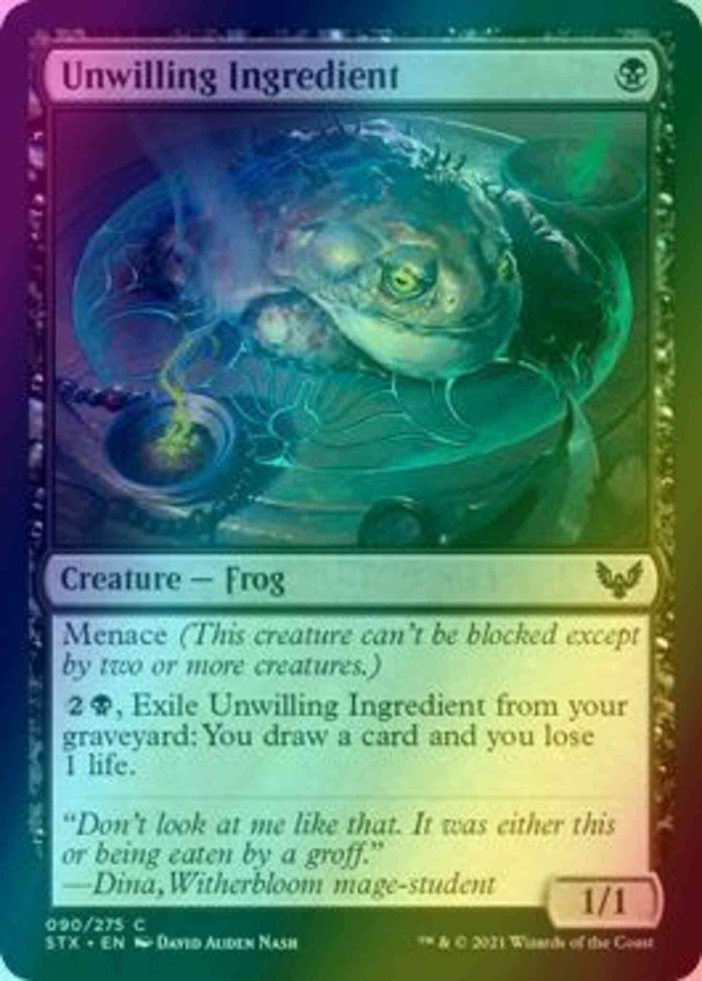 Unwilling Ingredient [90] [Strixhaven: School of Mages] [Foil]