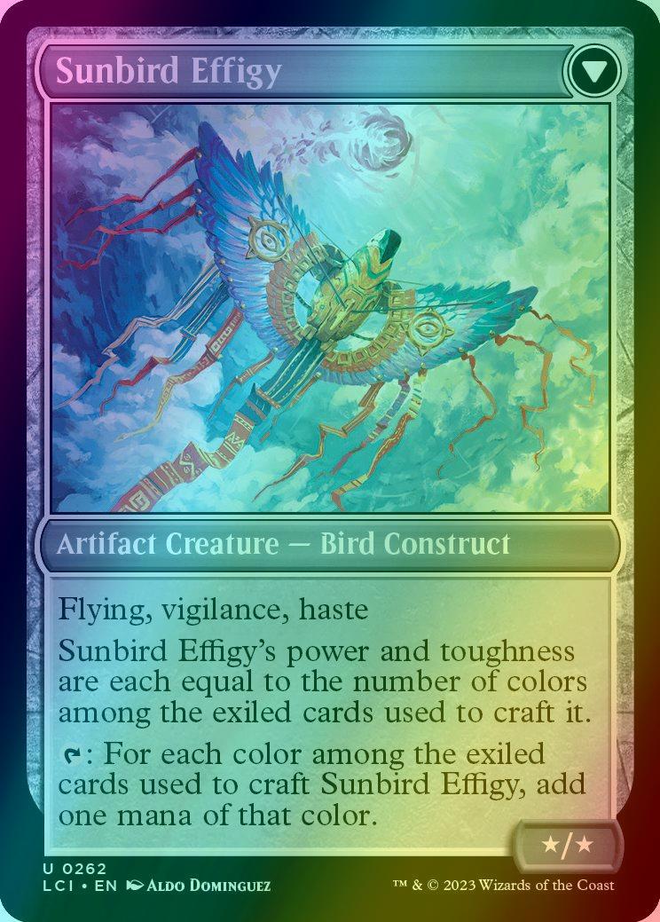 Sunbird Standard // Sunbird Effigy [262] [The Lost Caverns of Ixalan] [Foil]