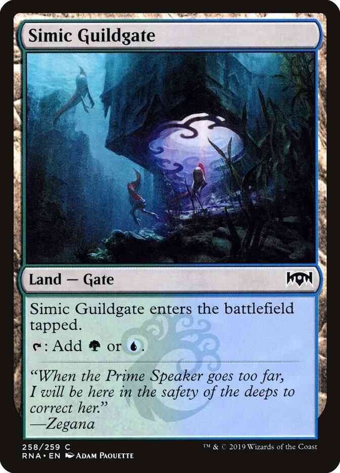 Simic Guildgate [258] [Ravnica Allegiance] [Non-Foil]