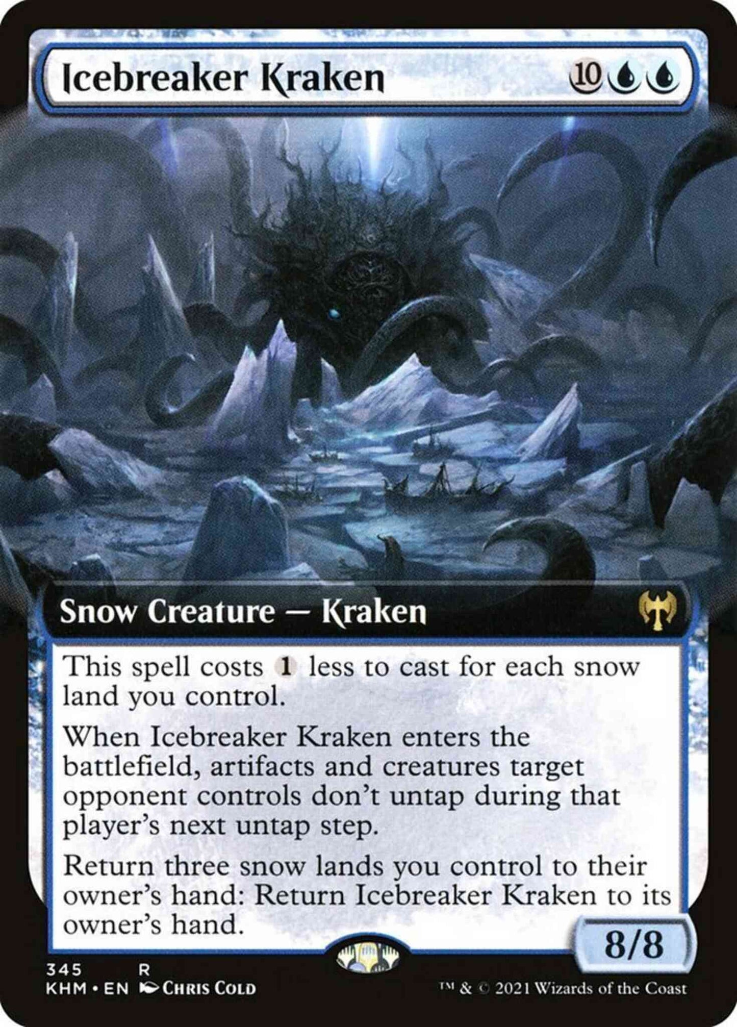 Icebreaker Kraken [345] [Extended Art] [Kaldheim] [Non-Foil]