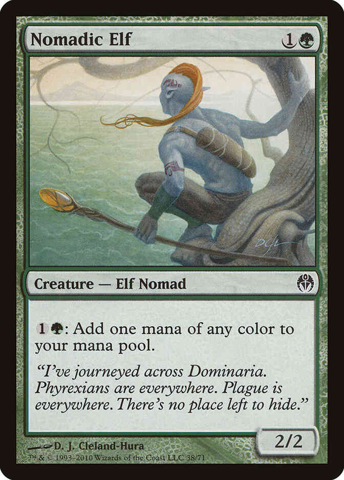 Nomadic Elf [38] [Duel Decks Phyrexia vs the Coalition] [Non-Foil]
