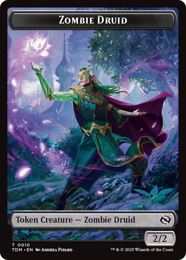 Insect Token (22) // Zombie Druid Token (10) [Tarkir: Dragonstorm: Commander: Tokens] [Non-Foil]