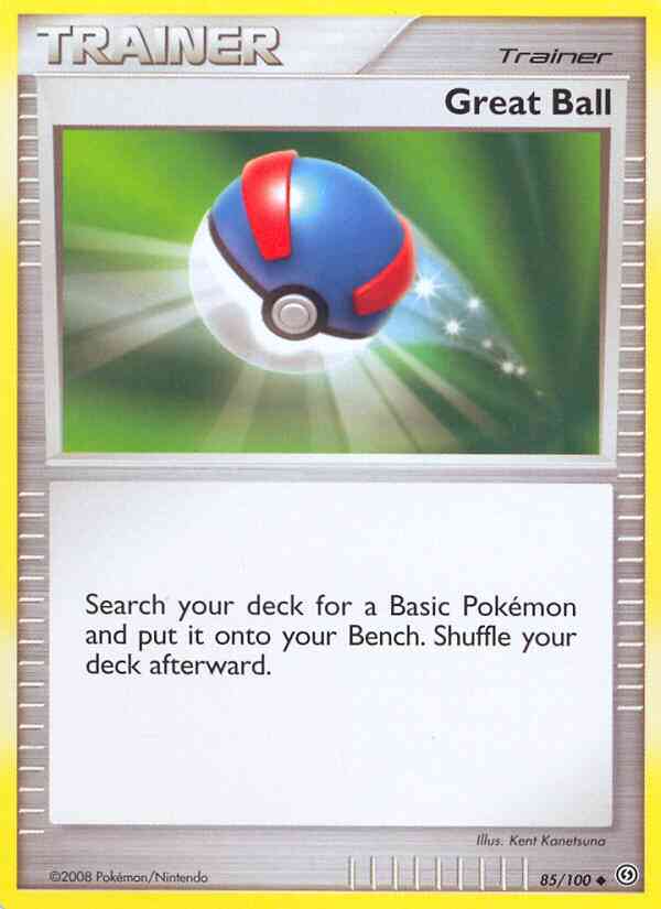 Great Ball - 85/100 - Uncommon [dp7-85] [Reverse Holo]