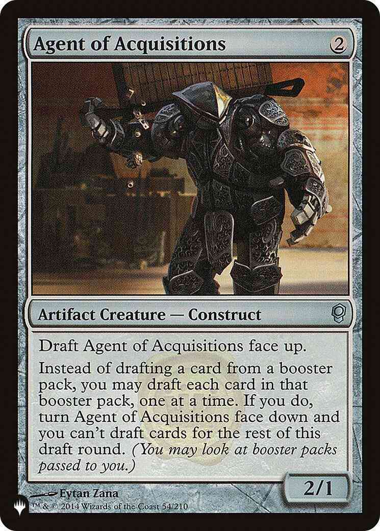 Agent of Acquisitions [CNS-54] [The List] [Non-Foil]