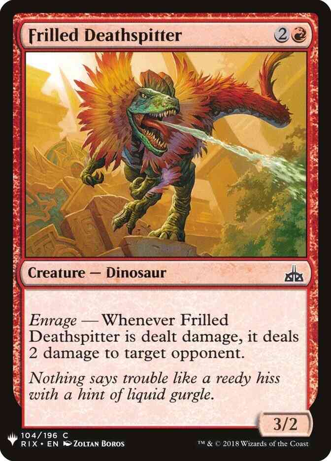 Frilled Deathspitter [RIX-104] [The List] [Non-Foil]