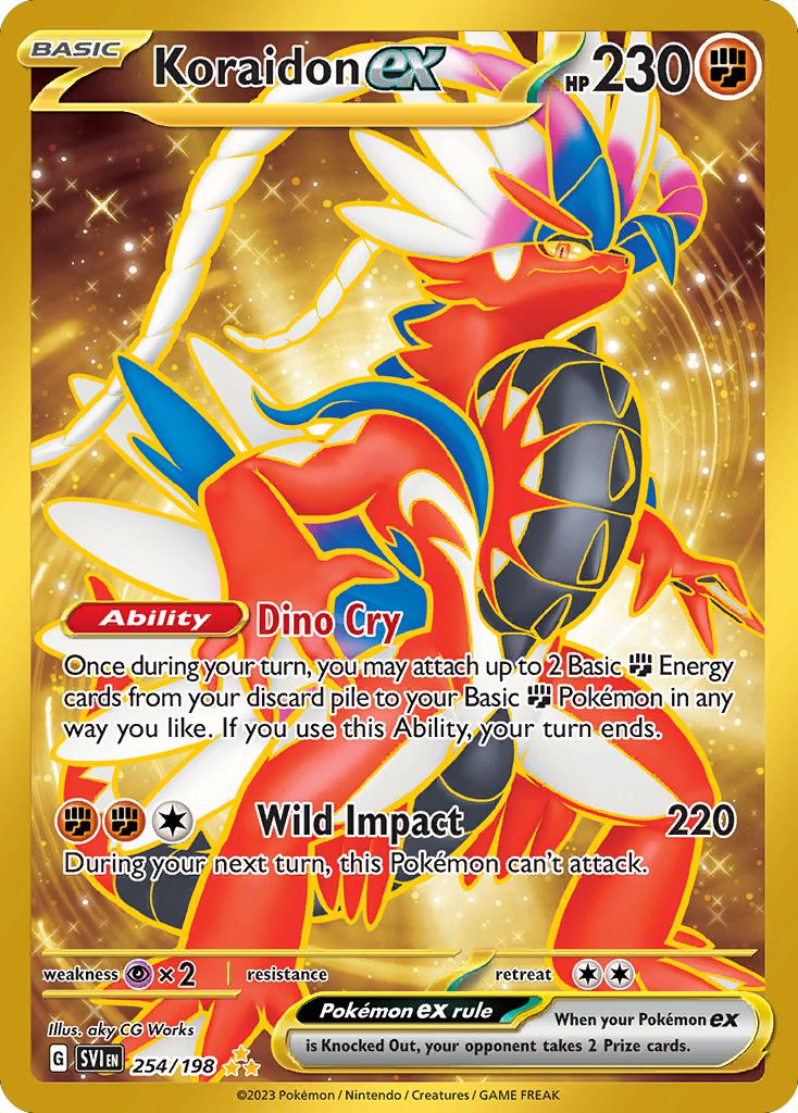 Koraidon ex - 254/198 - Hyper Rare [sv01-254] [Secret]