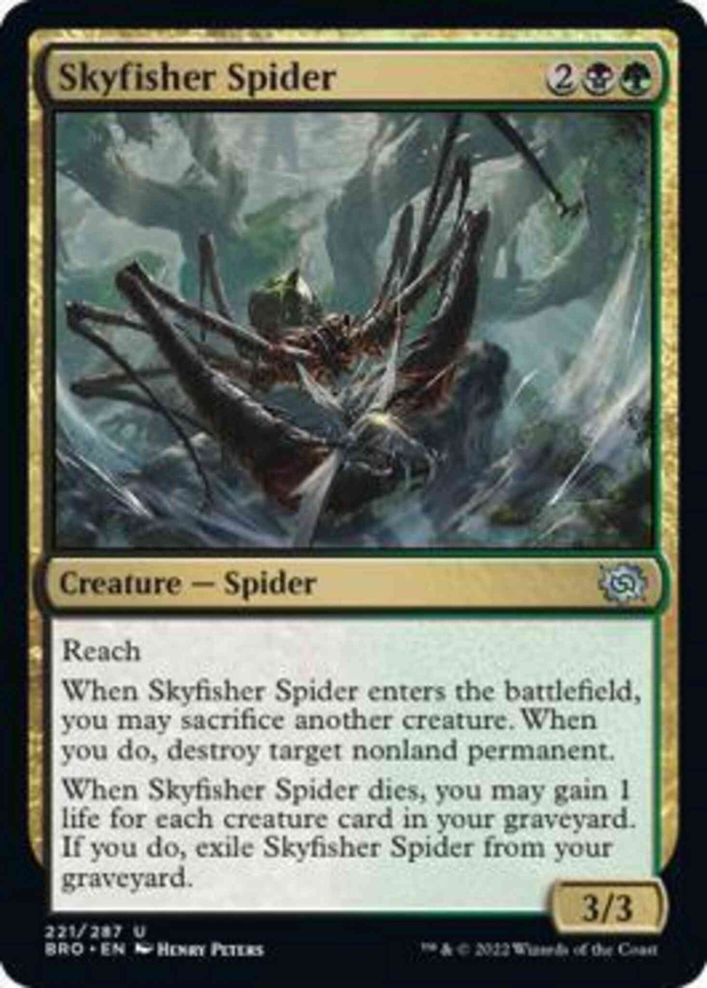 Skyfisher Spider [221] [The Brothers' War] [Non-Foil]