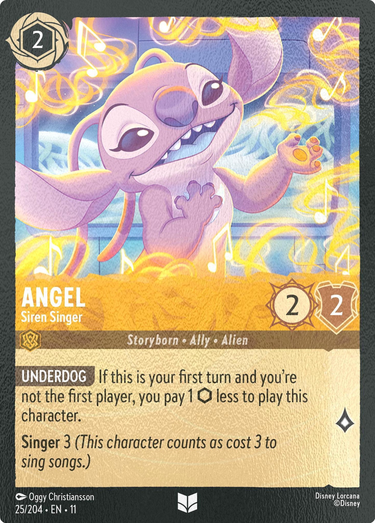 Angel - Siren Singer - 25/204 [Winterspell] [Cold Foil]
