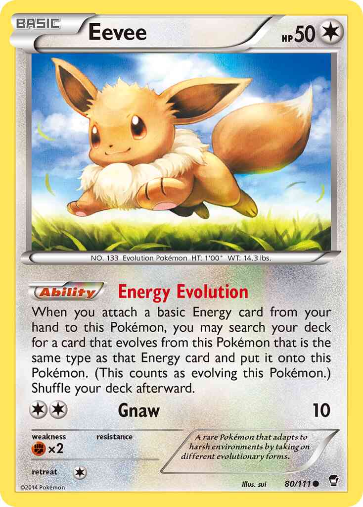 Eevee - 80/111 - Common [xy3-80] [Non-Holo]