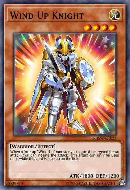 Wind-Up Knight - PHSW-EN023 - Rare - Unlimited