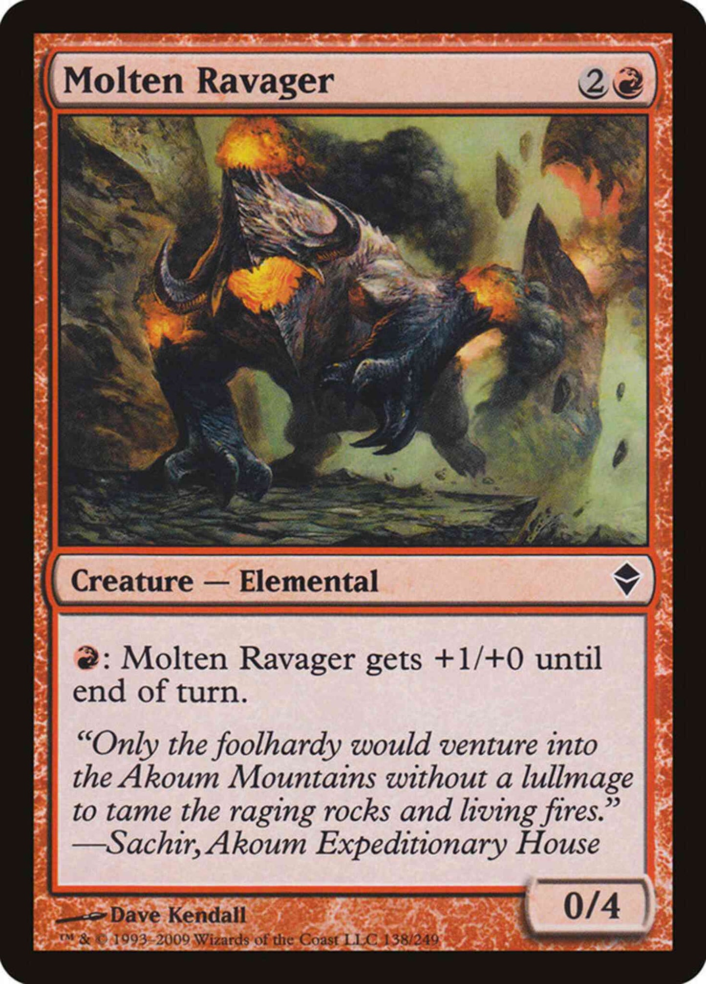 Molten Ravager [138] [Zendikar] [Non-Foil]