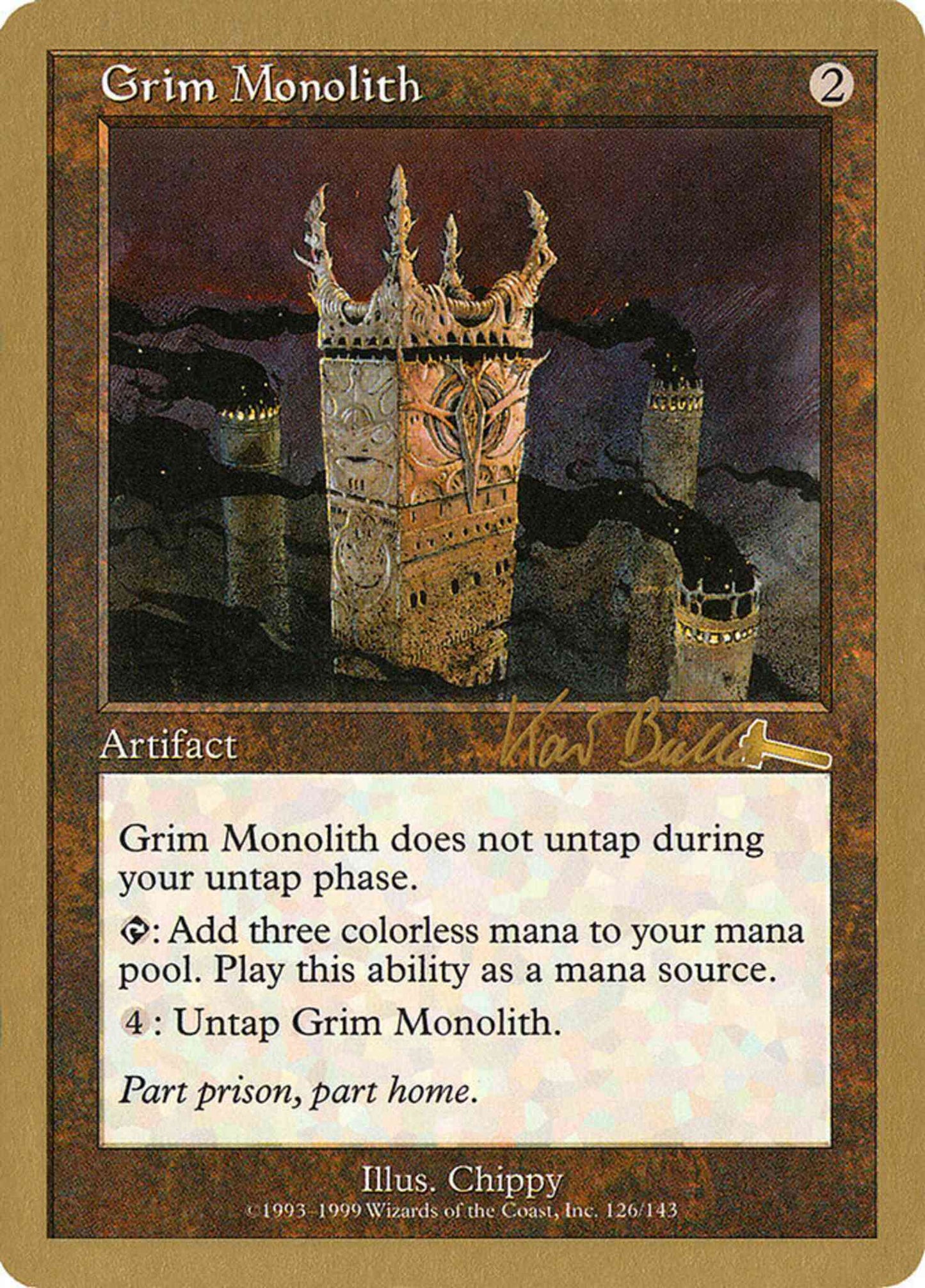 Grim Monolith [kb126] [World Championship Decks 1999] [Non-Foil]