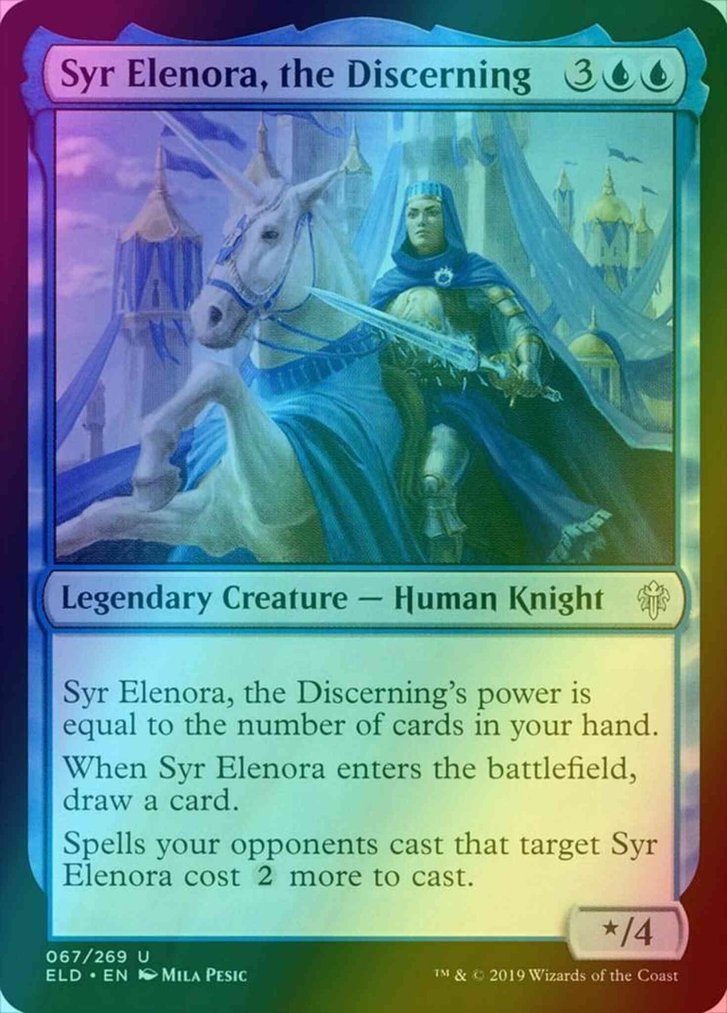 Syr Elenora, the Discerning [67] [Throne of Eldraine] [Foil]