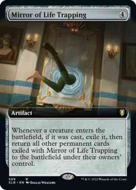 Mirror of Life Trapping [599] [Extended Art] [Commander Legends: Battle for Baldur's Gate] [Non-Foil]