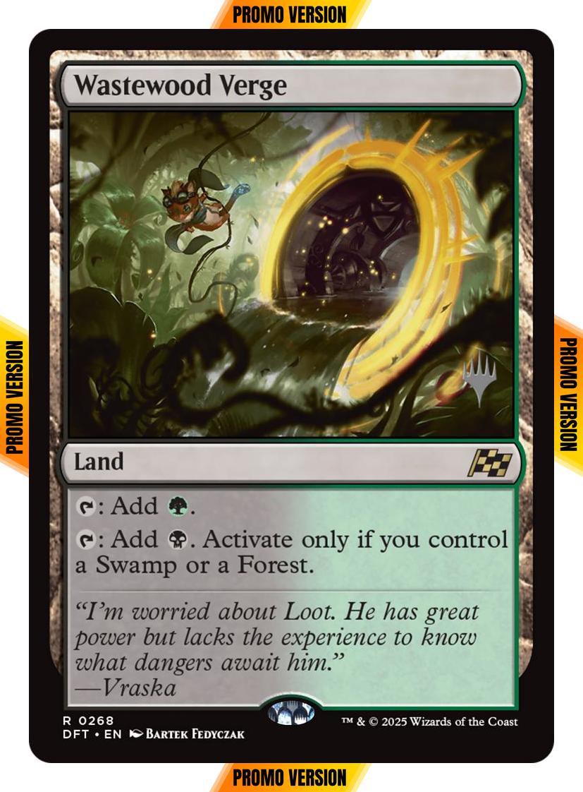 Wastewood Verge [268p] [Promo Pack] [Aetherdrift: Promos] [Non-Foil]