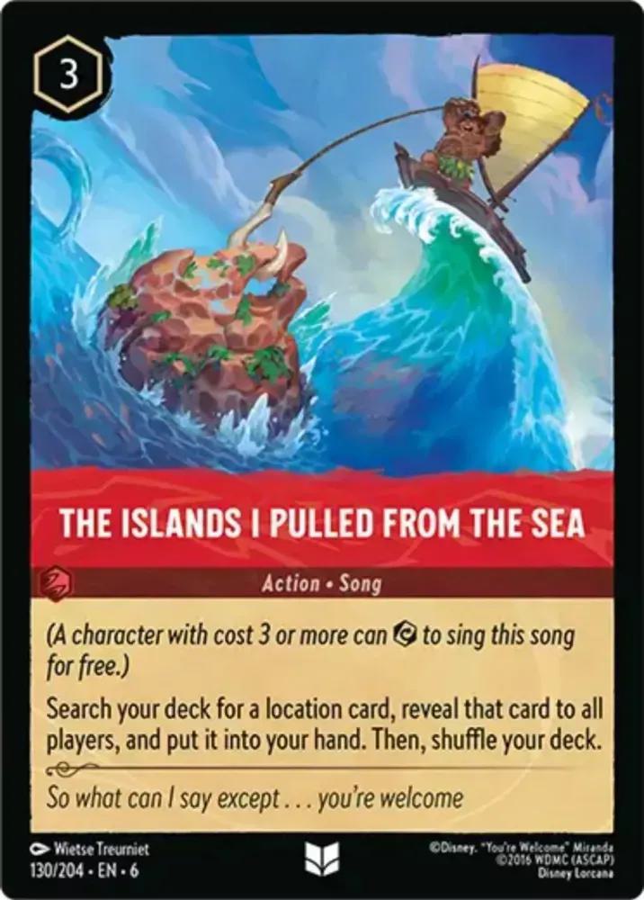 The Islands I Pulled From The Sea - 130/204 [Azurite Sea] [Non-Foil]