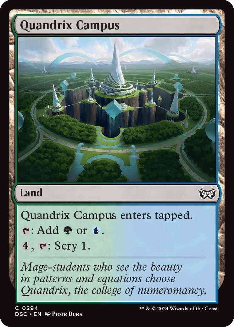 Quandrix Campus [294] [Duskmourn: House of Horror: Commander] [Non-Foil]