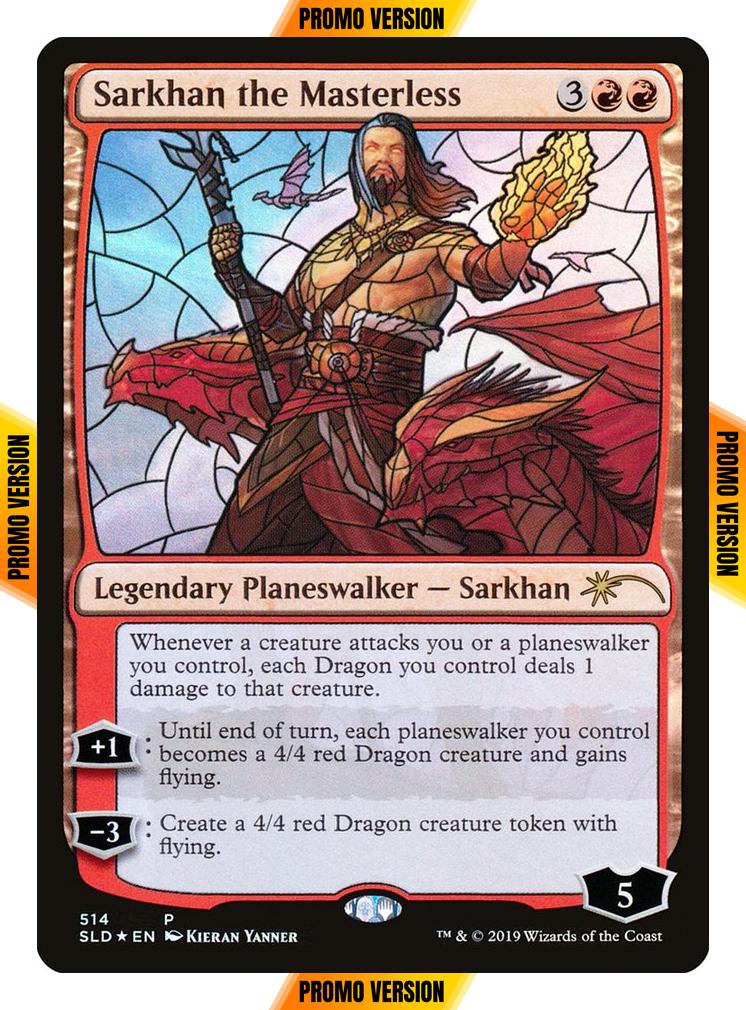 Sarkhan the Masterless [0514] [Stained Glass] [Secret Lair Drop] [Foil]