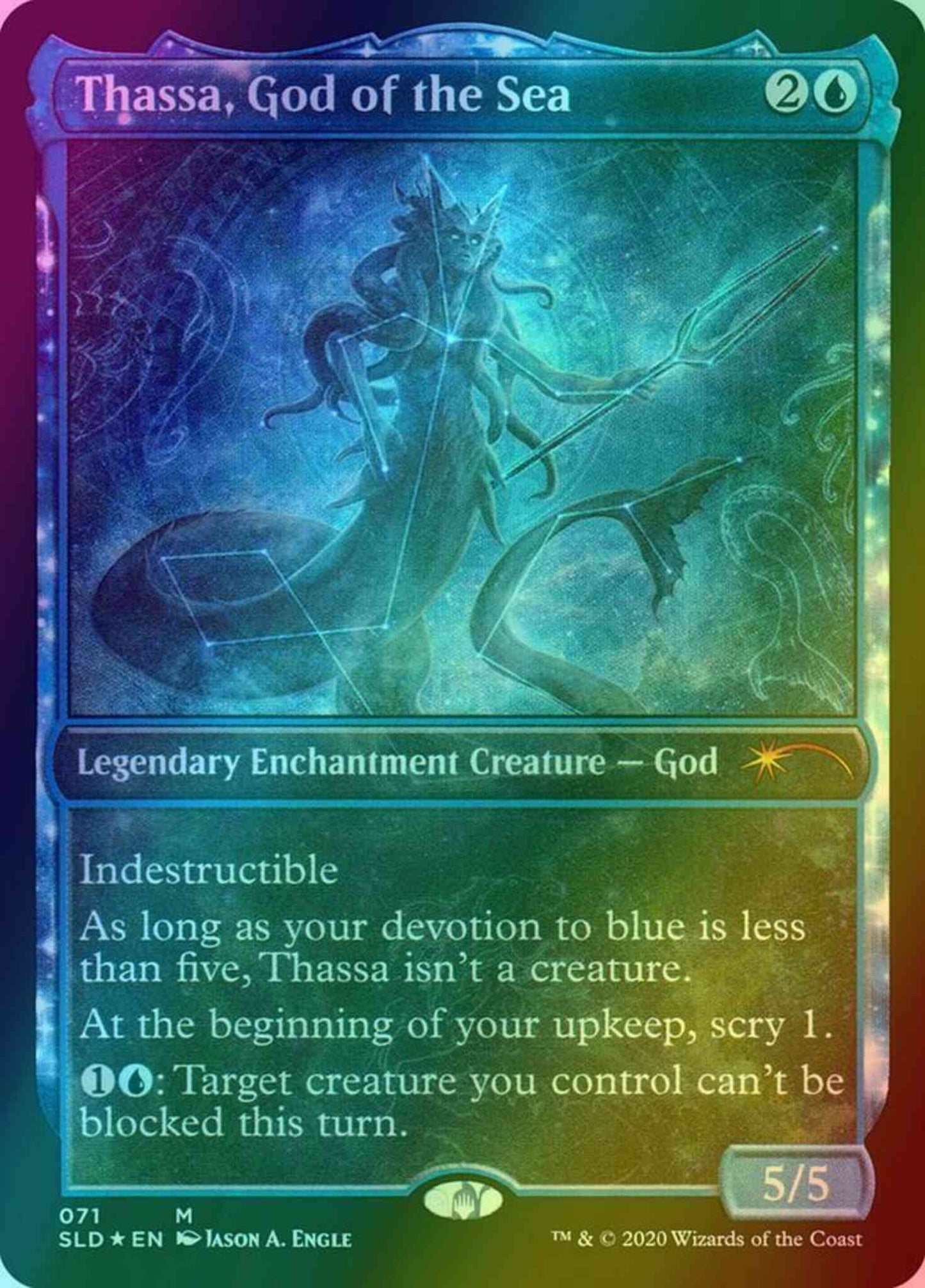 Thassa, God of the Sea [0071] [Theros Stargazing Vol. II] [Secret Lair Drop] [Foil]