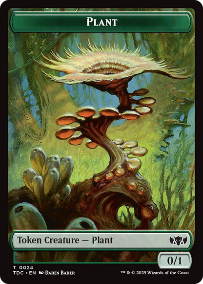 Goat Token (04) // Plant Token (24) [Tarkir: Dragonstorm: Commander: Tokens] [Non-Foil]