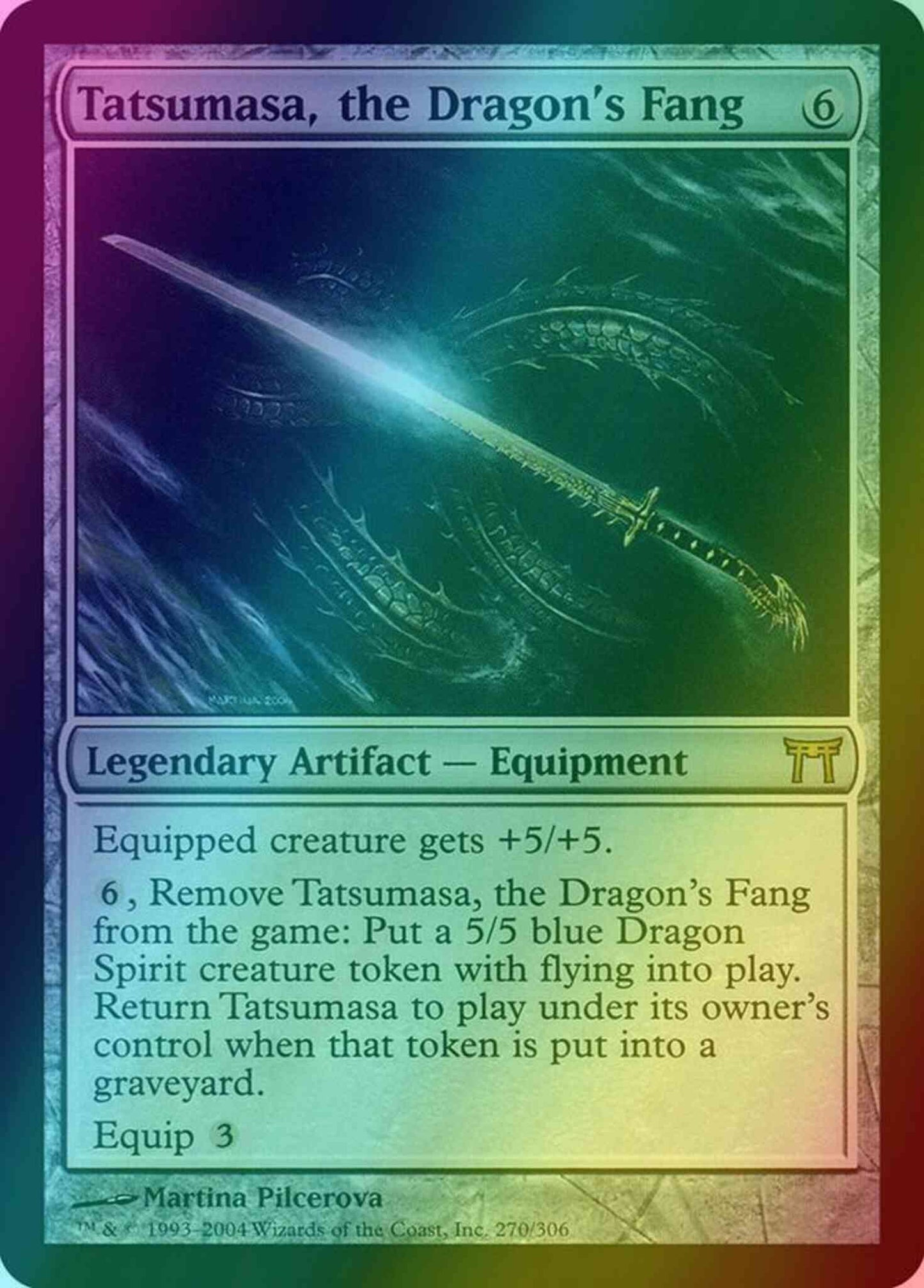Tatsumasa, the Dragon's Fang [270] [Champions of Kamigawa] [Foil]