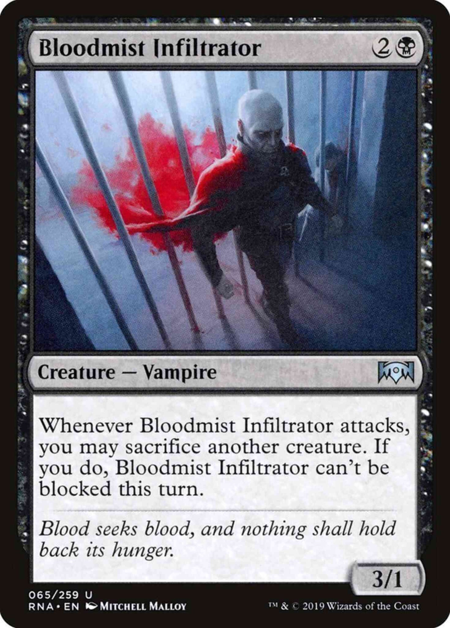 Bloodmist Infiltrator [65] [Ravnica Allegiance] [Non-Foil]
