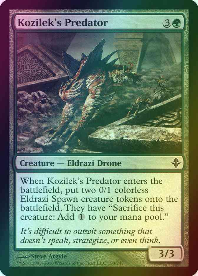 Kozilek's Predator [193] [Rise Of The Eldrazi] [Foil]