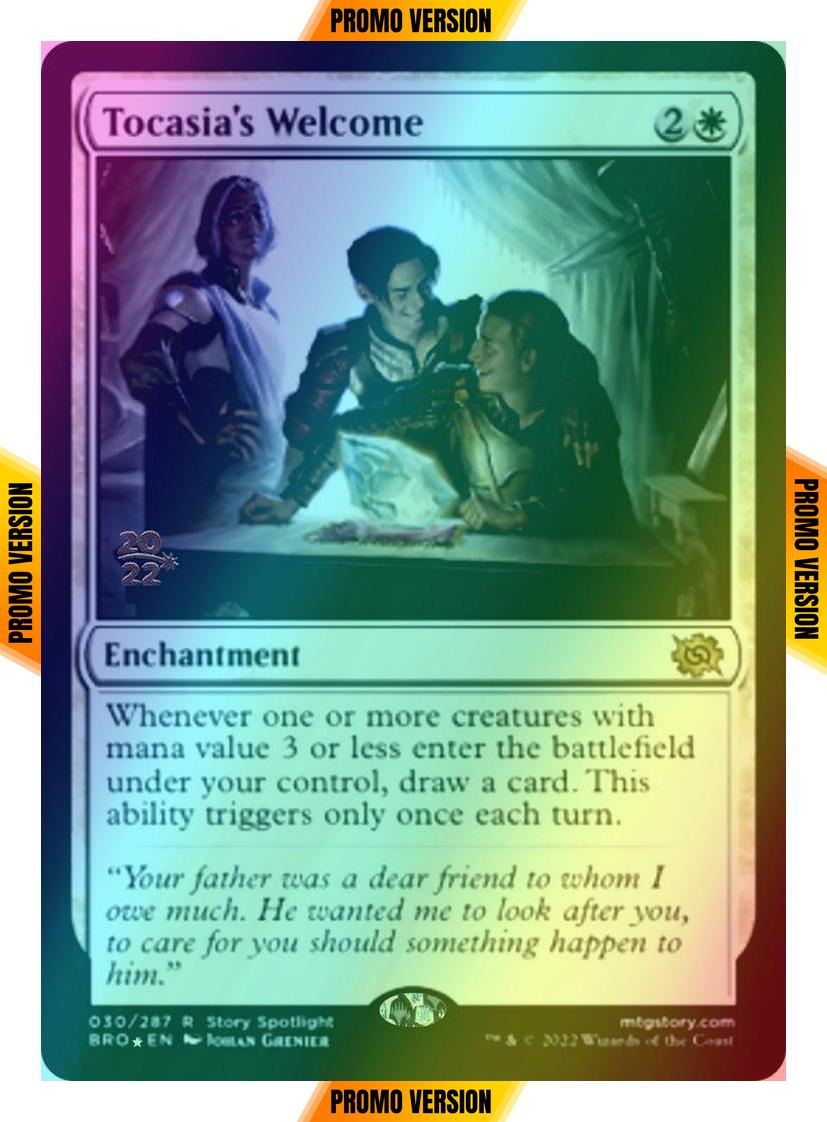 Tocasia's Welcome [30s] [Prerelease] [The Brothers' War: Promos] [Foil]