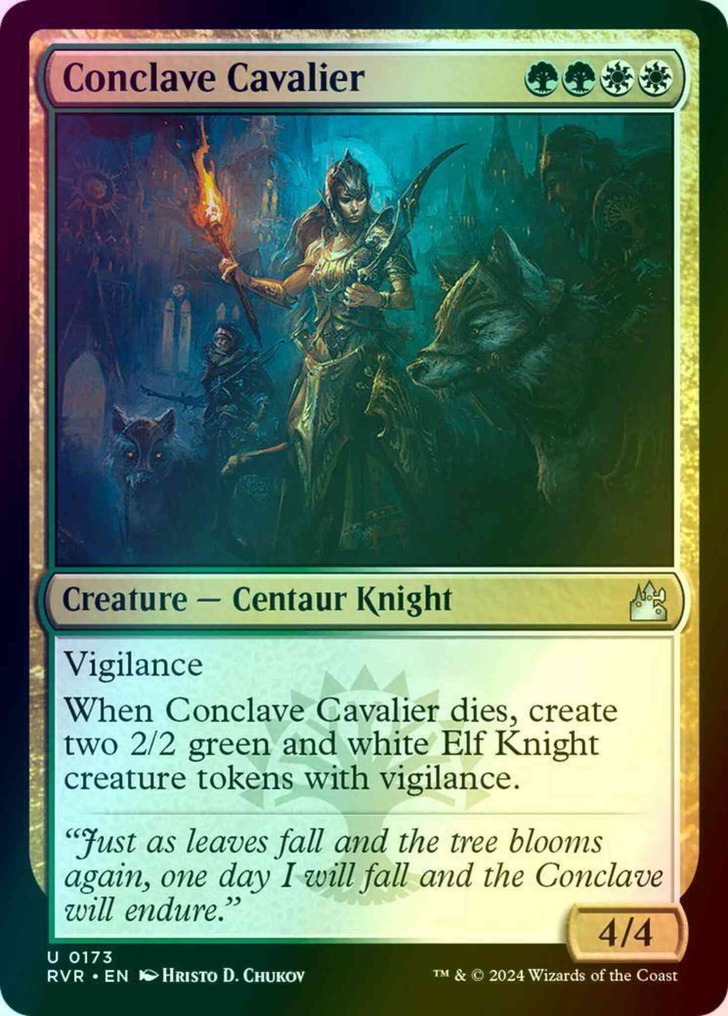 Conclave Cavalier [173] [Ravnica Remastered] [Foil]