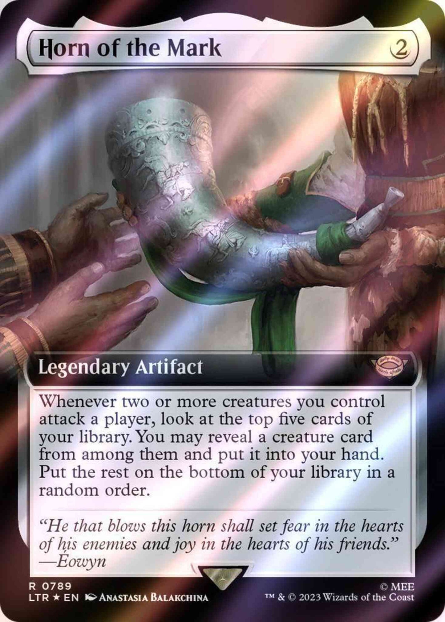 Horn of the Mark [789] [Extended Art] [The Lord of the Rings: Tales of Middle-earth] [Surge Foil]