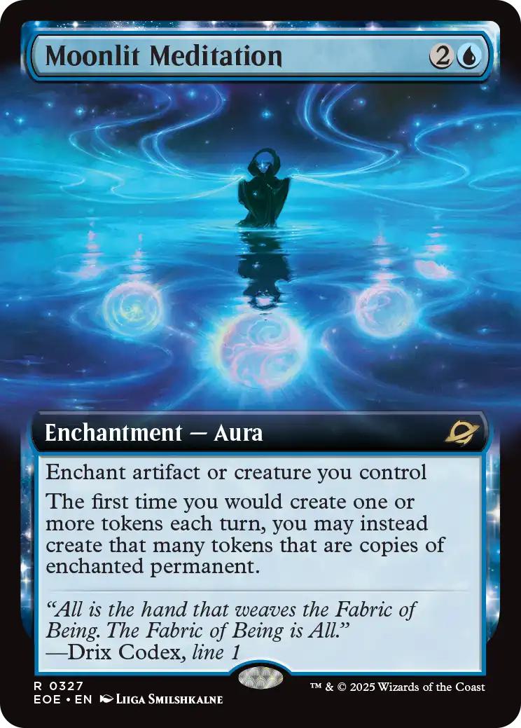 Moonlit Meditation [327] [Extended Art] [Edge of Eternities] [Non-Foil]