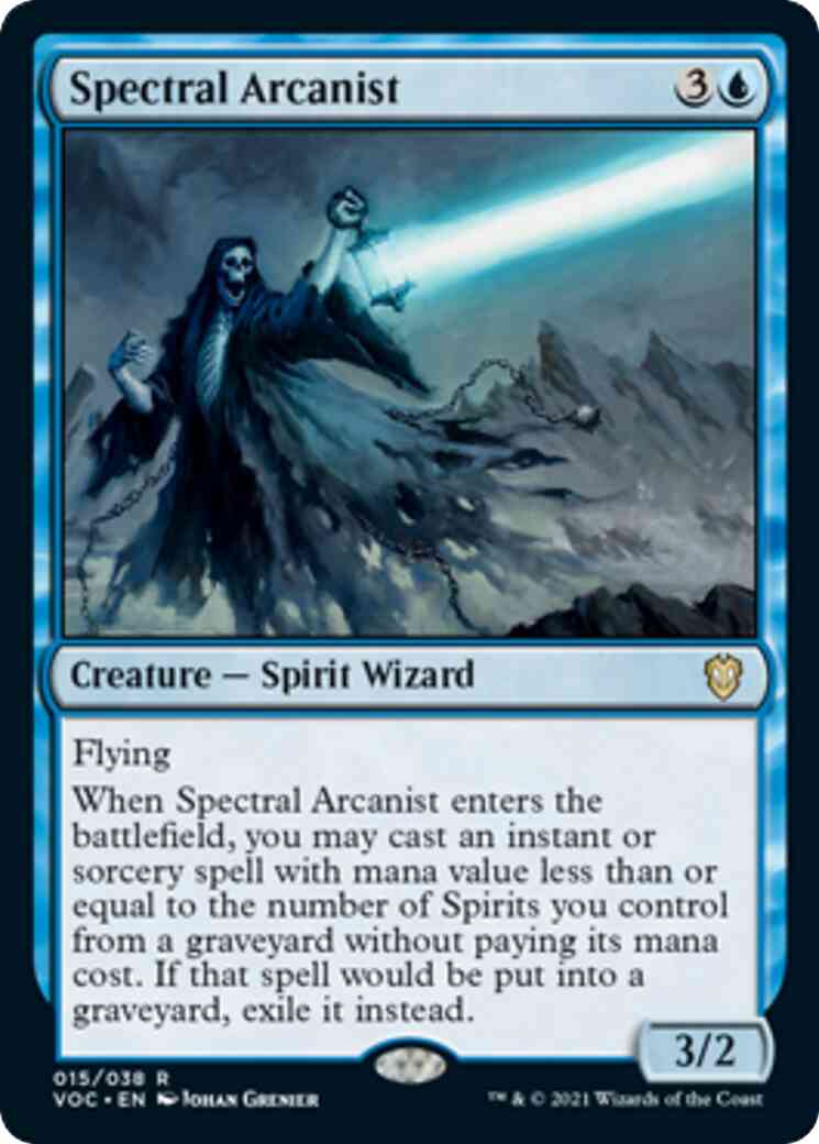 Spectral Arcanist [15] [Innistrad: Crimson Vow: Commander] [Non-Foil]