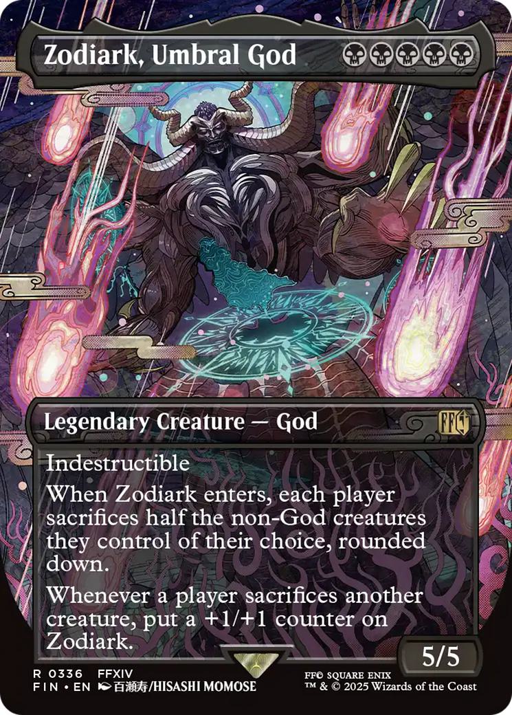 Zodiark, Umbral God [336] [Borderless] [FINAL FANTASY] [Non-Foil]