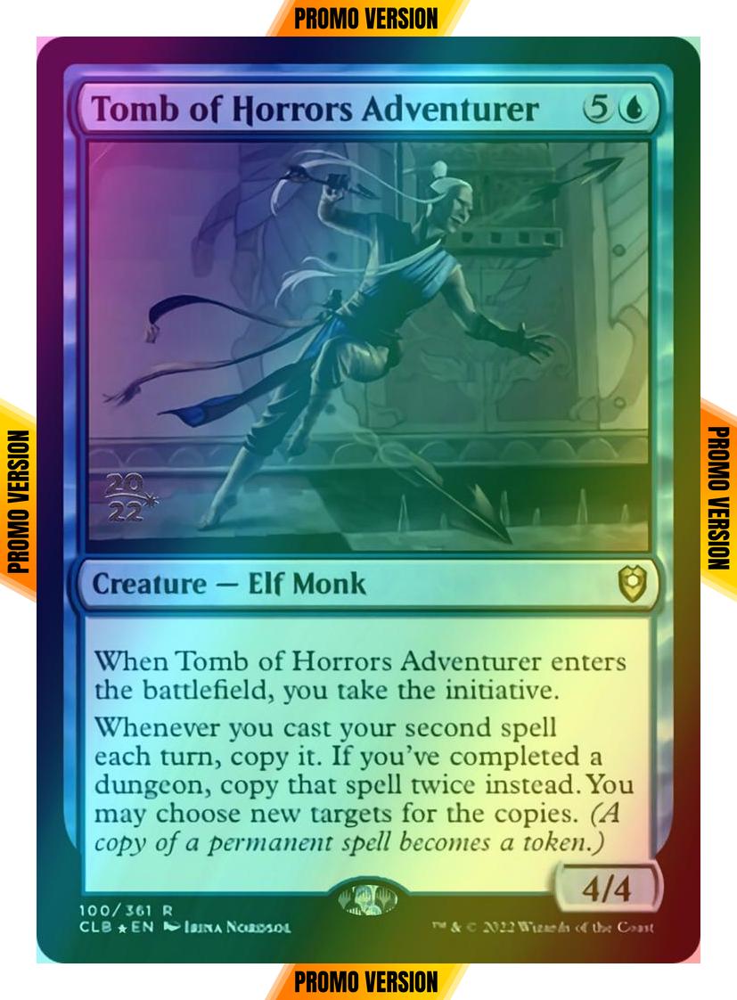 Tomb of Horrors Adventurer [100s] [Prerelease] [Commander Legends: Battle for Baldur's Gate: Promos] [Foil]