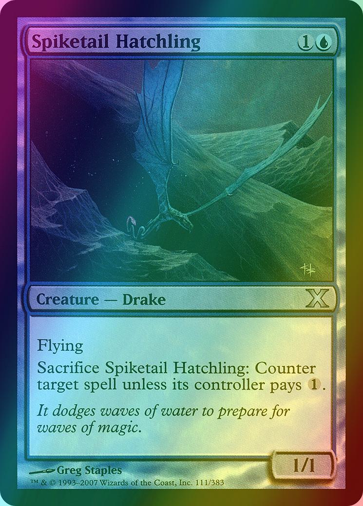 Spiketail Hatchling [111] [Tenth Edition] [Foil]