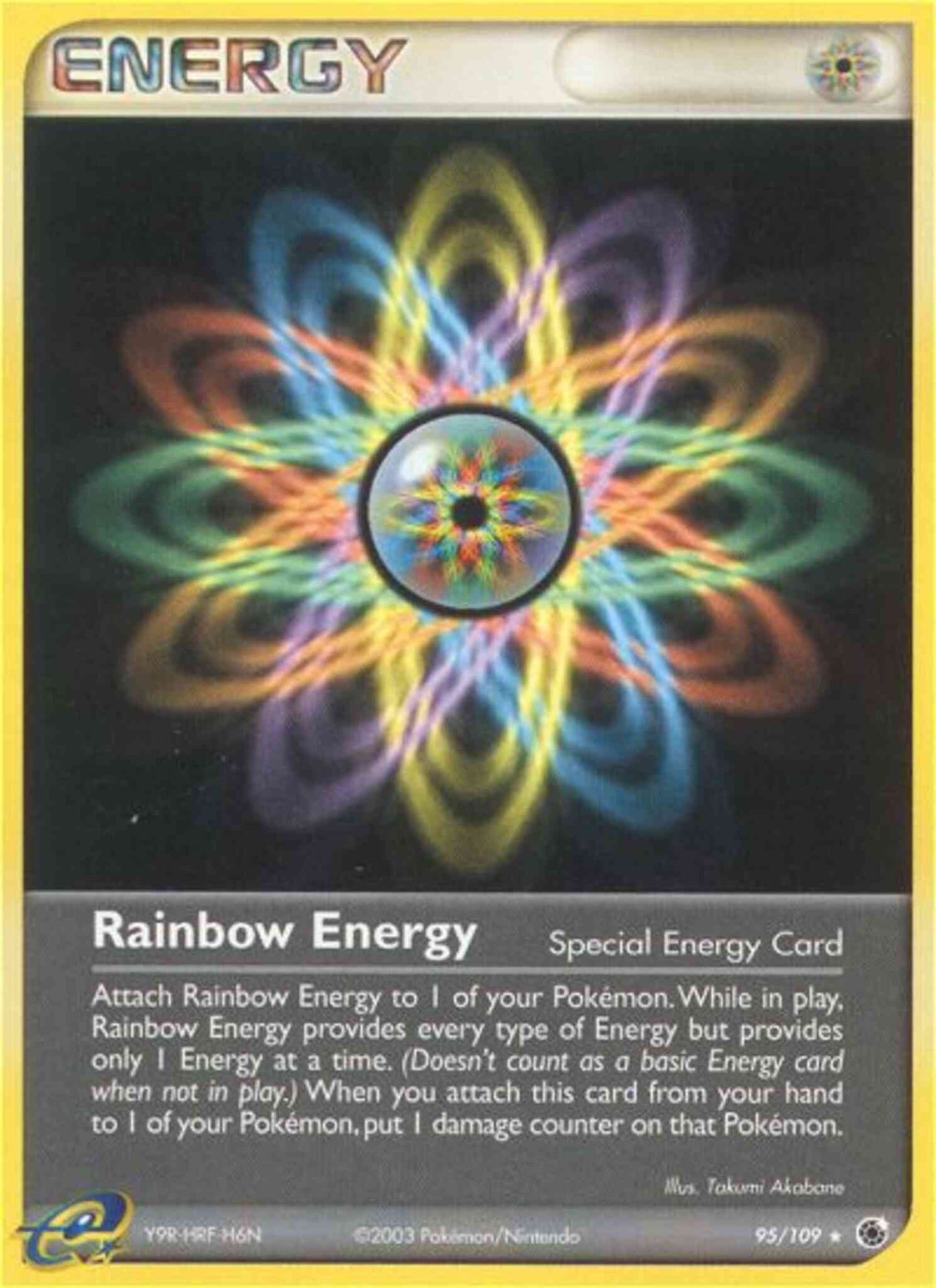Rainbow Energy - 95/109 - Rare [ex1-95] [Reverse Holo]