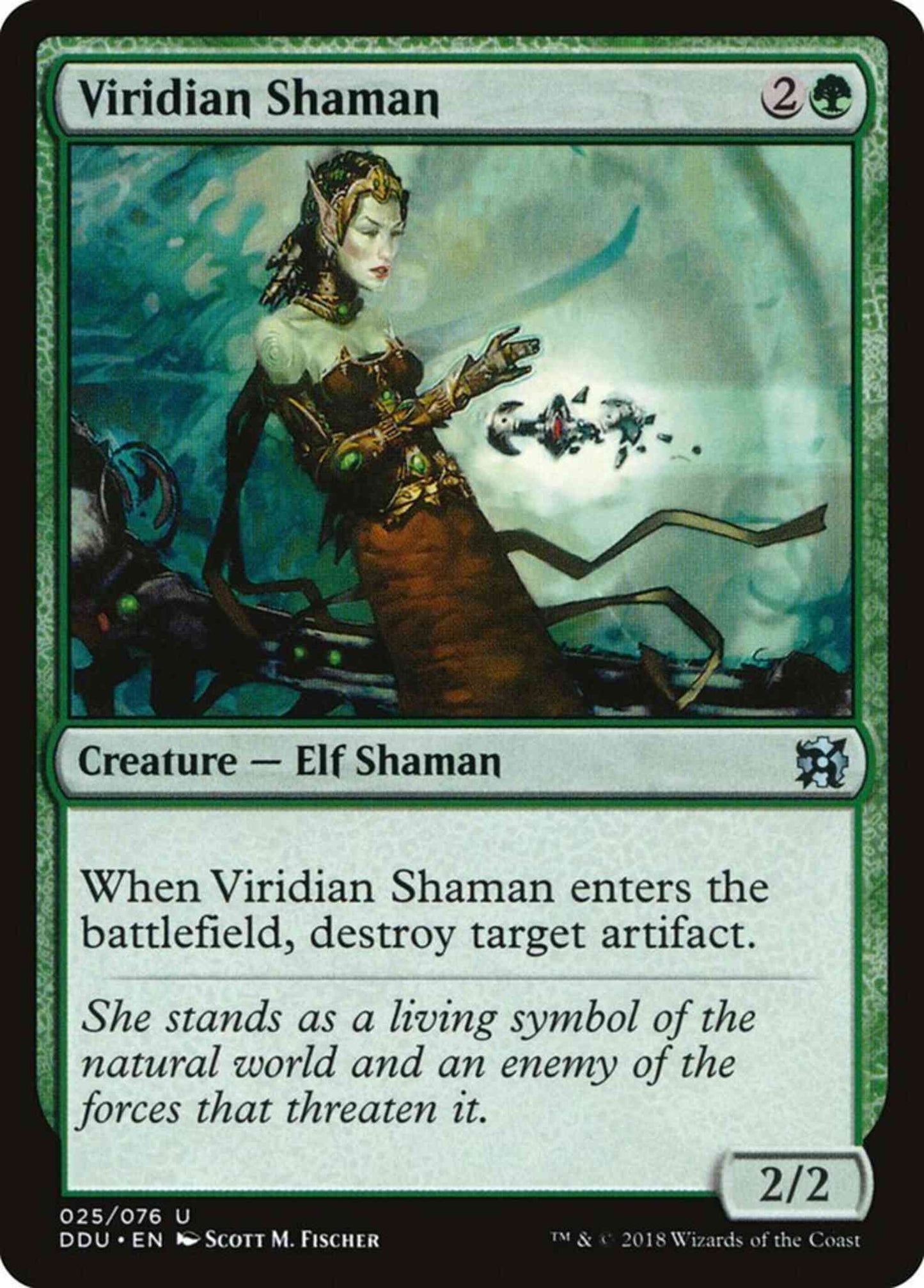 Viridian Shaman [25] [Duel Decks Elves vs Inventors] [Non-Foil]