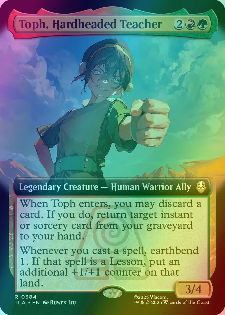 Toph, Hardheaded Teacher [384] [Extended Art] [Avatar: The Last Airbender] [Foil]