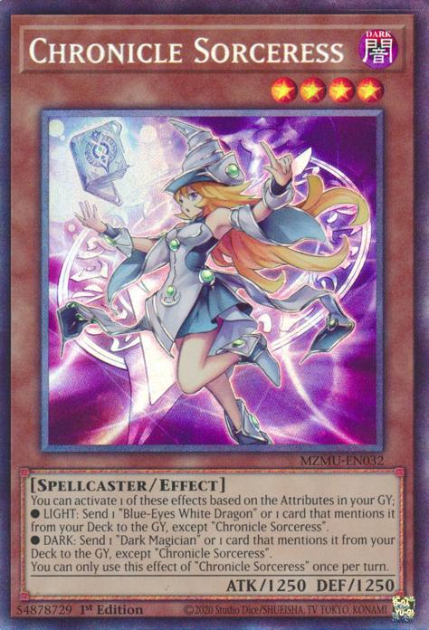 Chronicle Sorceress - MZMU-EN032 - Collector's Rare - 1st Edition