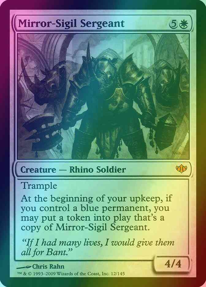 Mirror-Sigil Sergeant [12] [Conflux] [Foil]