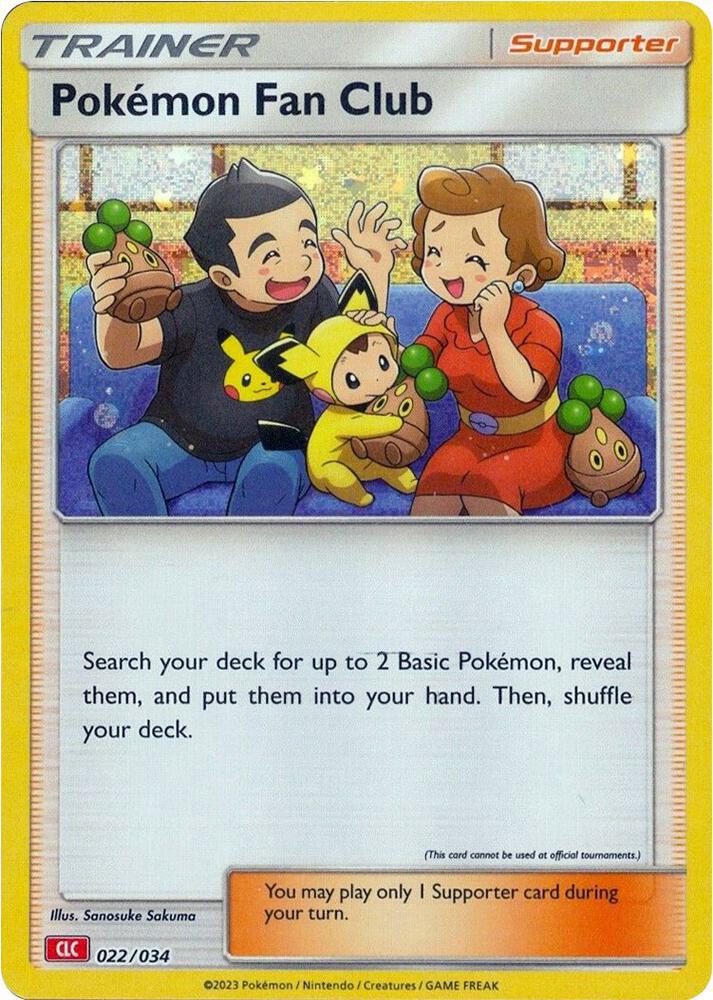 Pokémon Fan Club - 022/034 - Promo - CLC [tcgc-CLC022] [Holo]