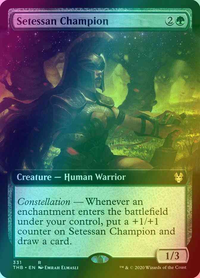 Setessan Champion [331] [Extended Art] [Theros Beyond Death] [Foil]