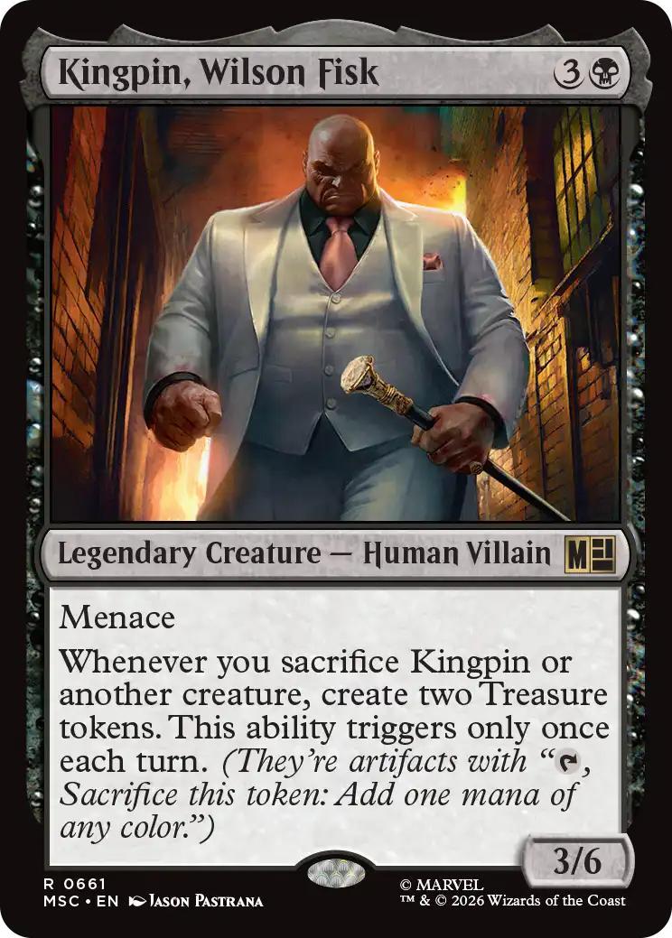 Kingpin, Wilson Fisk [661] [Jumpstart] [Marvel Super Heroes: Commander] [Non-Foil]