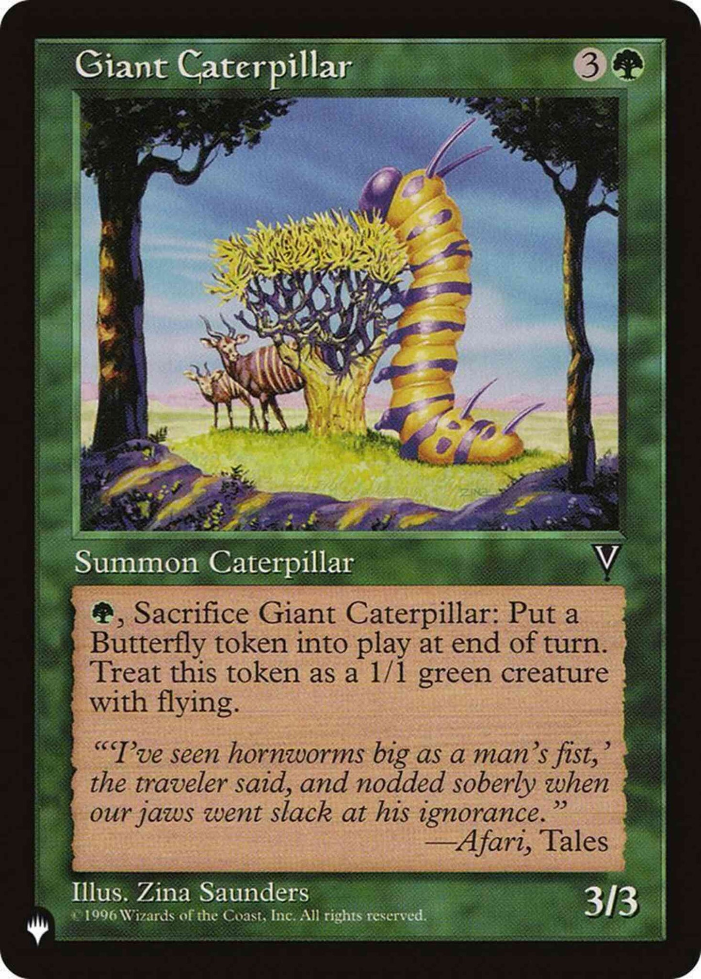 Giant Caterpillar [VIS-108] [The List] [Non-Foil]