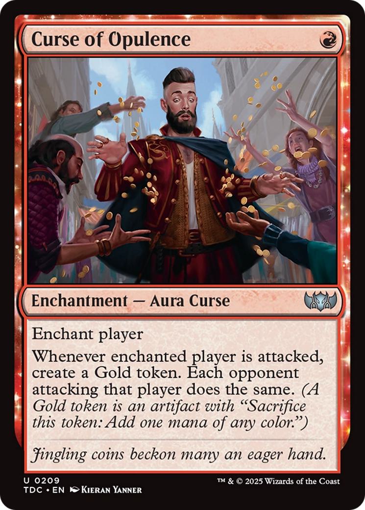 Curse of Opulence [209] [Tarkir: Dragonstorm: Commander] [Non-Foil]