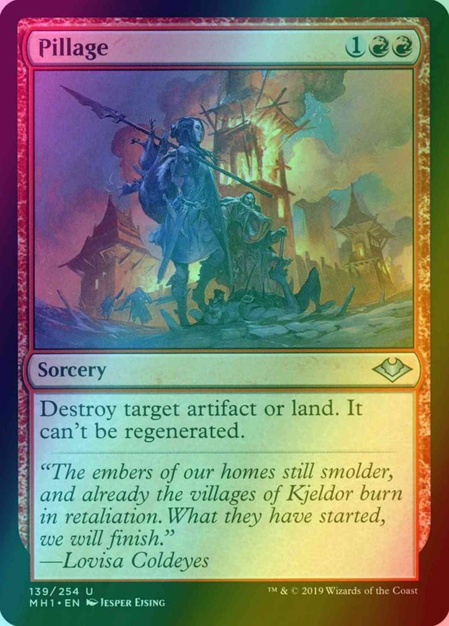 Pillage [139] [Modern Horizons] [Foil]