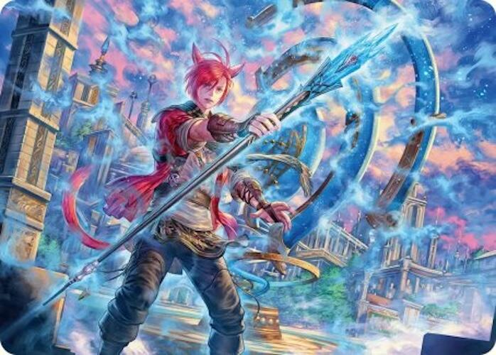 19/53 - G'raha Tia, Scion Reborn Art Card [FINAL FANTASY: Art Series] [Non-Stamped]