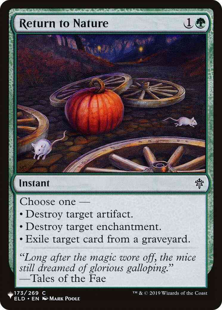 Return to Nature [ELD-173] [The List] [Non-Foil]