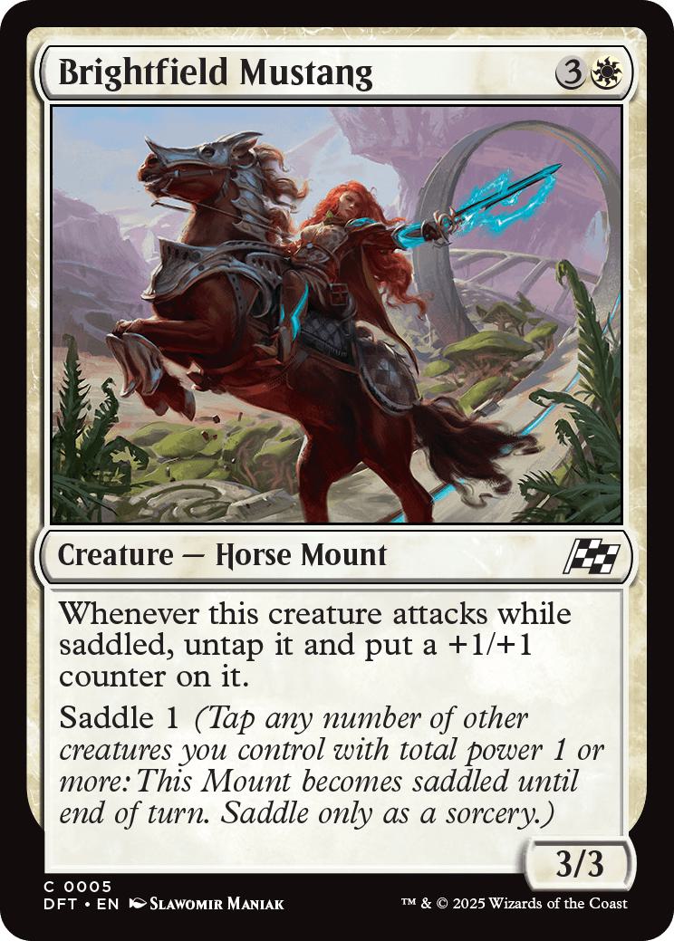Brightfield Mustang [5] [Aetherdrift] [Non-Foil]